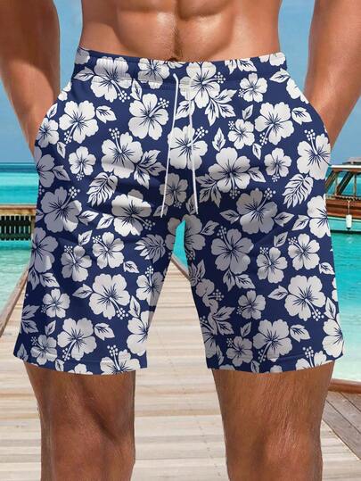 Men's 3D Hawaiian Beach Shorts For Summer