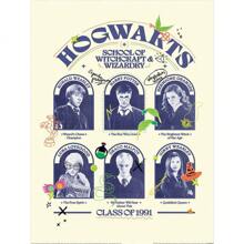 Harry Potter Class Of 1991 Bulletin Board Print - 100% Paper - (PM9026) - Blue - View 2