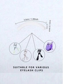 50/5 sztuk zalotki do rzęs zalotka do rzęs podkładka, silikonowa gumowa zalotka zamienna podkładka do uniwersalnej zalotki do rzęs, białe miękkie paski poduszkowe