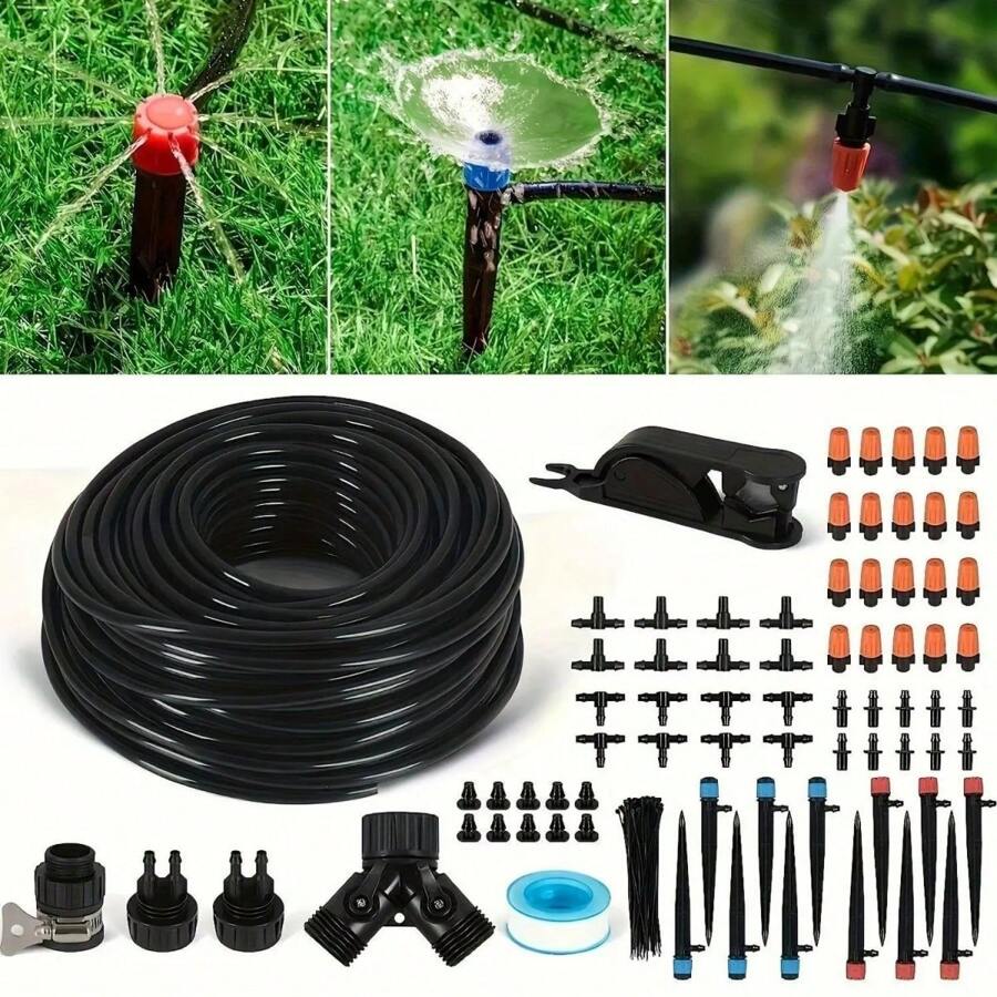 30 m Gartenbewässerungssystem, Tropfbewässerungssystem, automatisches