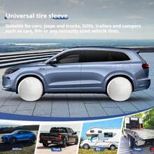 Reserveradabdeckung für Automobile, 190T Taft Anti-Wind universelle Reifenabdeckung, Sonnenschutz, wasserdicht