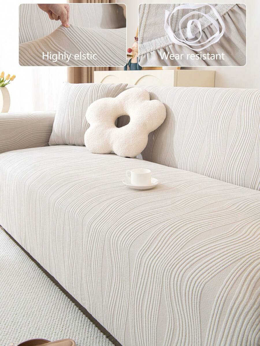 1 Vỏ bọc ghế sofa co giãn đa năng, Tấm lót ghế sofa chống trượt bằng vải, Vỏ bọc ghế sofa chống bụi có thể giặt bằng máy cho phòng khách, phòng ngủ, văn phòng, góc và ghế sofa hình chữ L