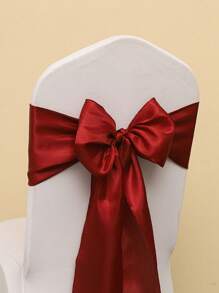 10/1 Piece Set (17.78 X 274.32 Cm) Multi Color Optional Satin Chair Belt Suitable For Wedding Chairs, Bow Belt, Chair Tie, Chair Cover Fixing Belt Suitable For All Parties Such As Birthday Parties, Bachelor Parties, Wedding Parties, Etc., On-Site Chair Decoration, Hotel Conference Hall Chair Decoration, Wedding Venue Chair Backrest Bow Decoration Belt, Suitable For Multi Scene Use - Multicolor - View 37