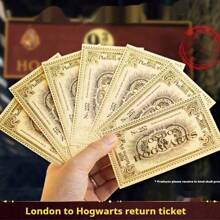 1 张霍格沃茨特快列车车票，可收藏的角色扮演道具，圣诞节、生日、新年、爱情与深空、哈利波特、火车礼物的创意礼物