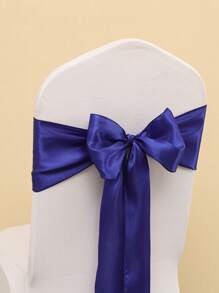 10/1 Piece Set (17.78 X 274.32 Cm) Multi Color Optional Satin Chair Belt Suitable For Wedding Chairs, Bow Belt, Chair Tie, Chair Cover Fixing Belt Suitable For All Parties Such As Birthday Parties, Bachelor Parties, Wedding Parties, Etc., On-Site Chair Decoration, Hotel Conference Hall Chair Decoration, Wedding Venue Chair Backrest Bow Decoration Belt, Suitable For Multi Scene Use - Multicolor - View 20