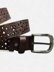 1 Peça Cinto Boho Feminino com Fivela de Metal Vazada, Ideal para Verão, Escola, Outono, Halloween