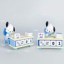 Sanrio 1pc Cartoon Cube Calendar - Adorable Cartoon Desk Decor, Perfect For Office Or School, Great Gift For Kuromi And