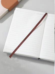 1 Set A5 Notebook Gift Box, Simple Meeting Note Book, Sheepskin Cover B5 Business Notebook, Customized Text School Supplies Set Back To School