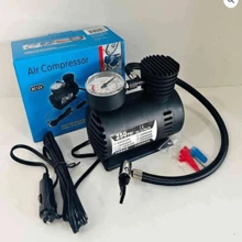 PINKSHOP Mini Portable Air Compressor - Black - View 7