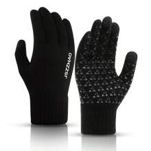 2 Stück Outdoor Herbst/Winter Warme Handschuhe, Fleece Laufhandschuhe für Herren, wind-beständige Touch Screen Fitness Sport Fotografie Fahrrad Handschuhe