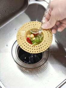1/3pcs Kitchen Sink Bathroom Drain Filter, Floor Drain Strainer, Toilet Clogging & Pest Prevention Cover, Kitchen Sink Strainer,Kitchen Sink Drain, Bathroom Drain,Bathroom Sink Drain, Anti-Clogging Drain Cover With Filter Screen, Anti-Insect Cover, And Kitchen Water Filter