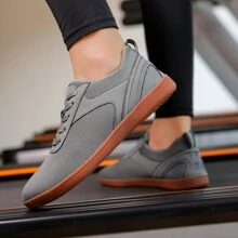 Unisex Woven Breathable Cloth Loafers, Slip-On Flat Casual Shoes For Spring Autumn, Available In White, Brown, Gray, Black, Blue. Note: Runs Small, Recommend Sizing Up. Rope Sole Is Relatively Hard, And Handmade Craftsmanship Is A Bit Rough. - Grey - View 6