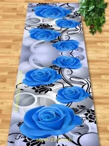 2025 New Modern Style Decorative Crystal Velvet Carpet, Versatile Fashionable Color Block Carpet, Dirt-Resistant Anti-Slip Washable Floor Rug For Living Room, Bedroom, Kitchen, Bathroom - Multicolor - View 3