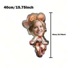 1 件可定制 3D 人形枕头，带拉链个性化照片套，由可洗涤纶套和填充物制成，多用途装饰头枕，适用于家庭和汽车装饰 - 上傳圖片定制 - 查看 12