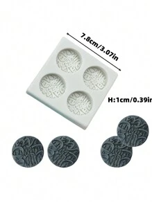 1 件 Eid Mubarak 斋月新月形硅胶饼干/巧克力模具 - 彩色 - 查看 12