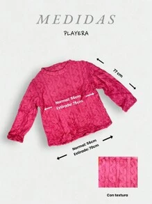 SET PIJAMA PARA DAMA AFELPADA EFECTO TRENZADA GRUESA UNITALLA: S-L - Gris Oscuro - Ver 5