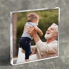 Customized Acrylic Photo Blocks - Personalized Love Story - Perfect For Anniversaries, Birthdays, Weddings, Graduations, Housewarming - Unique Gifts For Couples - No Feather, No Power Required Back To School