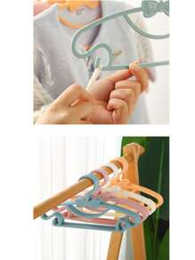 10pcs Children's Small Hangers Baby Hangers Multifunctional Newborn Baby Household Cute Butterfly Non-Slip Hangers Non-Marking Drying Racks