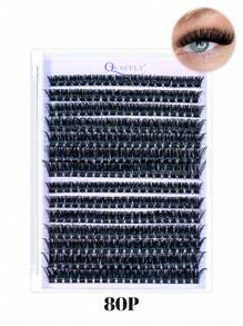 280/252 D Curl - QUAFFLY Lash Clusters Kit 10-16mm Eyelash Clusters DIY Eyelash Extensions Kit With Lash Bond And Seal,Tweezers,Remover For Fluffy DIY Lash Extension Kitlash Clusters Kit,Lashes,Eyelashes,Fake Lashes