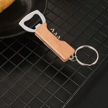 定制不锈钢和木柄开瓶器，红酒和啤酒开瓶器，三合一多功能开瓶器和开罐器 - 木柄開瓶器 - 查看 8