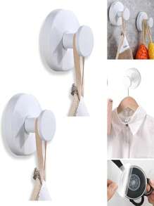 LUGZI 1 móc treo đồ bằng thép không gỉ nhiều màu sang trọng cho nhà và phòng tắm, dùng để treo khăn, vải, đồ dùng nhà bếp trên kính, gạch, gốm - Thích hợp cho lối vào, móc áo khoác, móc chìa khóa, không cần khoan, có thể tái sử dụng - Có hướng dẫn sử dụng bằng tiếng Anh - Nhiều màu - Xem 8