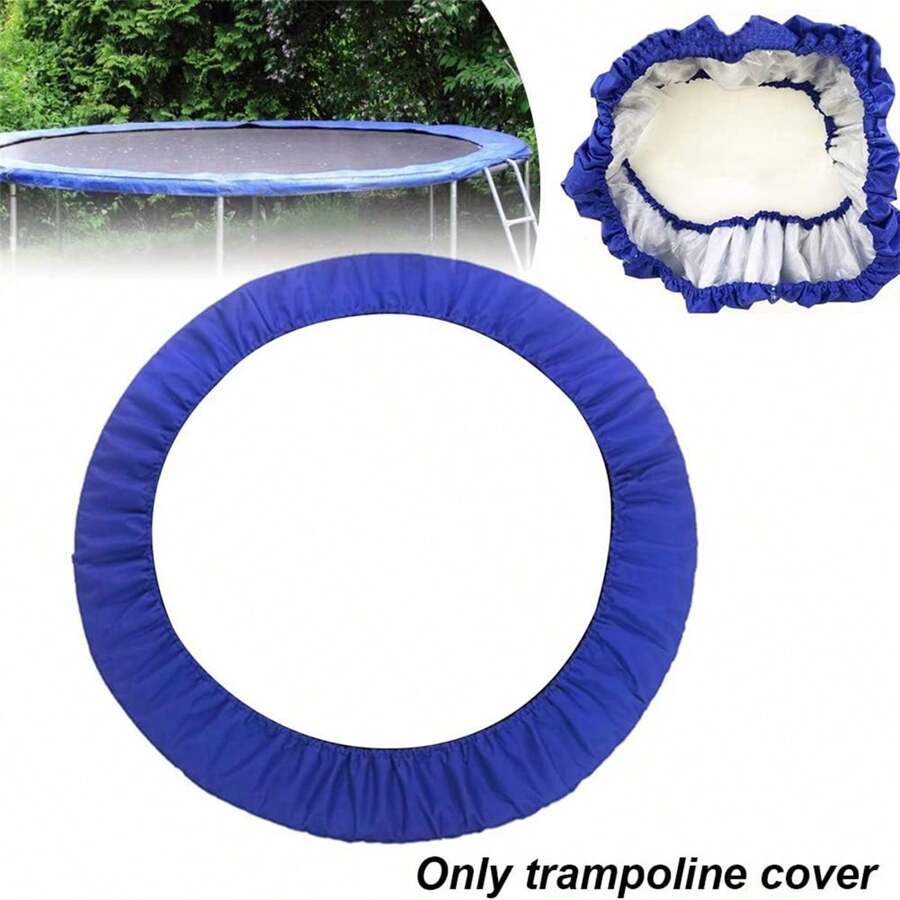 Ouyida Trampoline Edge Cover Waterproof Removable, Universal Replacement Trampoline Pad 3-Layer Shock Absorbing For Spring Cover Edge Protection - Blue - View 1