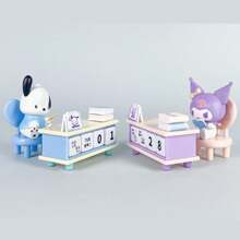 Sanrio 1pc Cartoon Cube Calendar - Adorable Cartoon Desk Decor, Perfect For Office Or School, Great Gift For Kuromi And