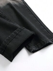 Men's Fashionable Street Style Outdoor Versatile Distressed Denim Jeans