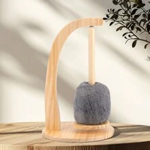 QJH 1pc Classic Wooden Yarn Manual Winder, Wool Yarn Holder, Cashmere Yarn Storage Rack Shelf, Yarns Wiring Rotating Tool, DIY Knitting, Embroidery, Crochet Perfect Craft Accessory