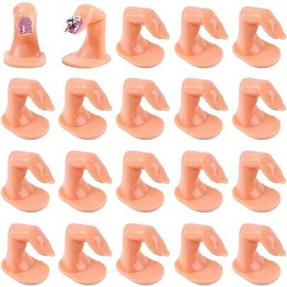 2개 3개 5개/세트 실제적인 연습 손가락 아크릴 네일용, 아티스트와 초심자를 위한 네일 아트 트레이닝 도구 4.5*4.2*2.7cm