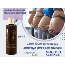 ACEITE EN GEL CORPORAL CON EXTRACTOS DE ALMENDRAS,ILIPE Y ROSA MAOSQUETA TERRAMAR / 245 ML - Marrón - Ver 3