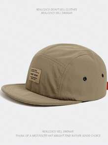 1pc New Retro Quick-Drying 5-Panel Baseball Cap, Adjustable 55-61cm, Streetwear Outdoor Golf Hat For Men, Spring/Summer/Autumn