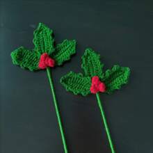 1/2/5/8 bó hoa Giáng sinh, bó hoa trang trí nhà Giáng sinh, hoa nhân tạo móc tự làm, trang trí cây thông Noel hình ông già Noel, trang trí bó hoa móc thủ công, hoa nhân tạo, hoa thủ công, thích hợp cho tiệc tùng, năm mới, quà tặng Giáng sinh (không bao gồm bình hoa) - Nhiều màu - Xem 16