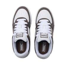 Puma CA Pro Classic情侶鞋男鞋休閒鞋緩震輕便運動鞋戶外女鞋低筒板鞋380190-63 - 彪馬白-咖啡棕-金色 - 查看 4