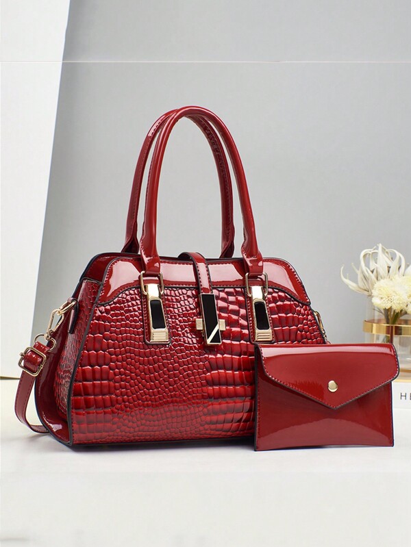 New Printed Multi-Layer Women's Large Capacity Handbag, Lightweight Luxury High-End Fashionable Minimalist Shoulder Tote Bag, Elegant Mother Bag