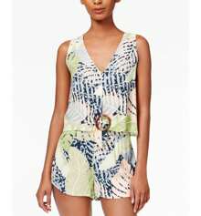 Minkpink Aloha Printed Crop Top - 綠色 - 查看 2