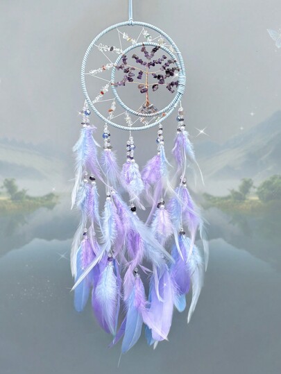 قطعة واحدة من الحلم المصيد للزينة والتعليق على الحائط، ديكور الغرفة والباب والنافذة، ديكور الغرفة والمحل والنزل، هدية عيد الميلاد