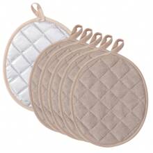 4 Stücke/Set hitzebeständige Matte, ovale Form, Kochküchen Untersetzer Set, geeignet für Kochen, Backen, Camping, Größe 23,5*18 cm, maschinenwaschbar, geeignet für Küche, Esszimmer, Camping