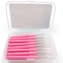 20pcs/50pcs Disposable Mini Eyebrow Brush Lightweight Eyebrow Lifting Brushes Micro Eyelash Brush Applicator Tool Portable Eyebrow Perm Brush