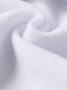 2Pcs Womens Spring Fall Sportswear Solid Color Hooded Long Sleeves Sweatshirt Drawstring Slacks Set Streetwear - White - View 2