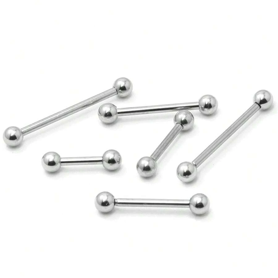 M2 Piercing Mocrobell Surgical Steel Piercing For Nipple, Tragus, Cone And Helix - 1 Piece - Bạc - Xem 1