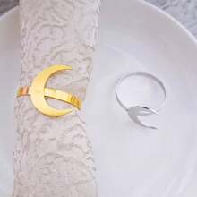 Anillos para servilletas de metal, 4/5/6 piezas, suministros de hotel, decoración de mesa de cocina y comedor del hogar, portaservilletas textil, multicolor, para la vida diaria, banquetes, invitados, aplicable para todas las temporadas