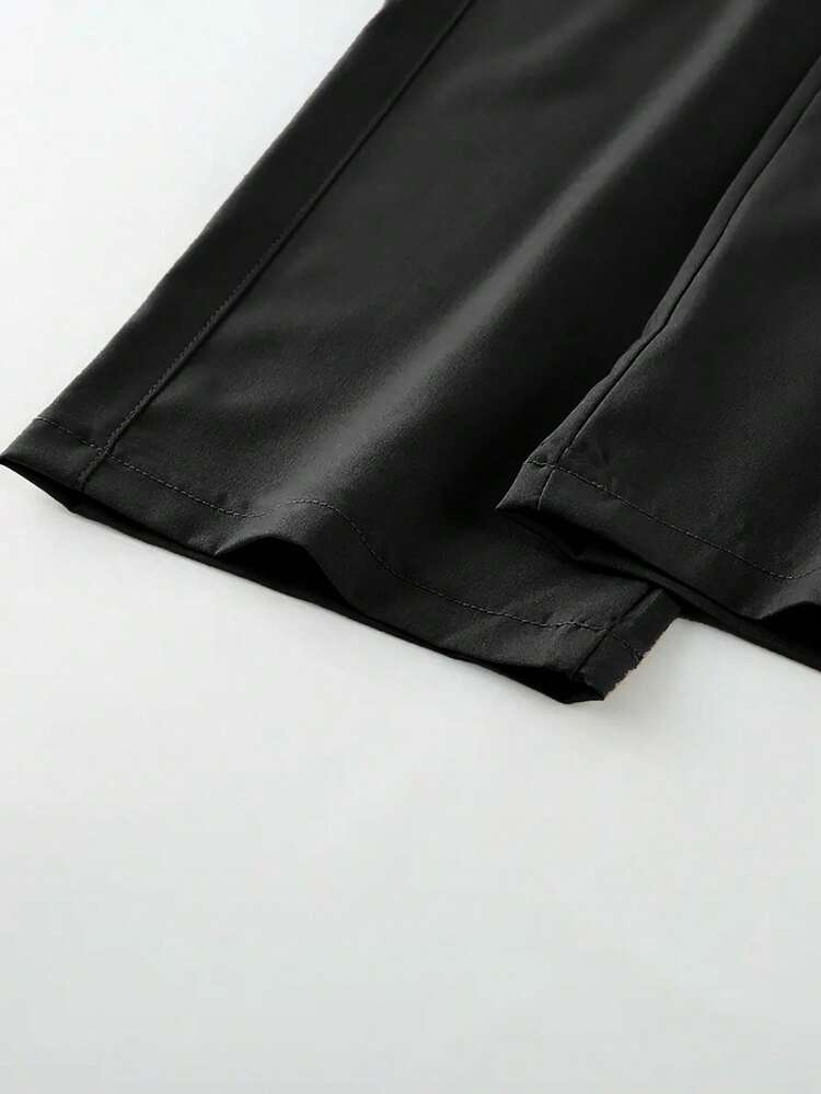 2pcs Celana Kargo Kasual Olahraga Luar Ruangan Pesta Halloween untuk Anak Laki-Laki Usia Remaja, Saku Besar, Potongan Lurus, Musim Semi/Musim Gugur - Hijau Tentara - View 6