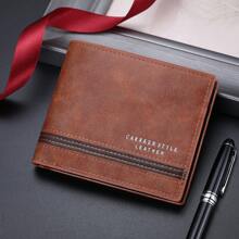 1pc Men's Wallet, Fashionable Vintage Multi-Functional Open-Mouth Wallet, Youth Student Versatile Multi-Card Slot Card Case, Gifts For Men Suitable For Teen, Summer Casual Outdoor Athletic Or Vacation Travel Or Graduation Or Birthday Formal/Business Formal Valentine's Day Ideas - Various - View 9