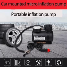 PINKSHOP Mini Portable Air Compressor - Black - View 3
