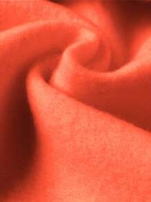 2Pcs Womens Spring Fall Sportswear Solid Color Hooded Long Sleeves Sweatshirt Drawstring Slacks Set Streetwear - Naranja - Ver 5