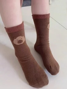 5 pares de calcetines de dibujos animados de capibara para niños y niñas de 2 a 16 años en otoño e invierno. - Multicolor - Ver 5
