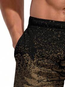 Shorts de playa de verano para hombres con estampado hawaiano 3D - Multicolor - Ver 5