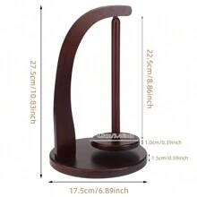 QJH 1pc Classic Wooden Yarn Manual Winder, Wool Yarn Holder, Cashmere Yarn Storage Rack Shelf, Yarns Wiring Rotating Tool, DIY Knitting, Embroidery, Crochet Perfect Craft Accessory