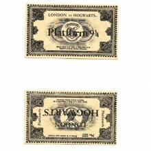 1 张霍格沃茨特快列车车票，可收藏的角色扮演道具，圣诞节、生日、新年、爱情与深空、哈利波特、火车礼物的创意礼物